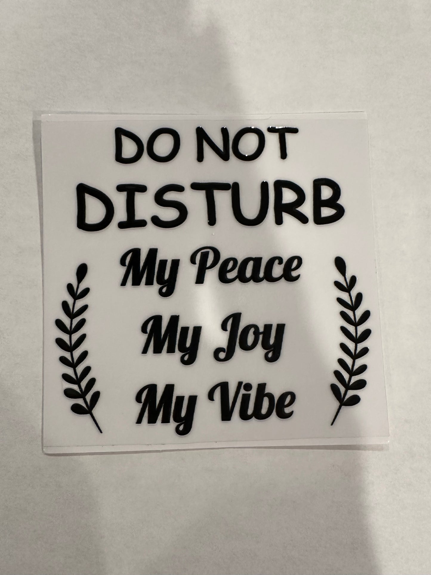 Do not disturb