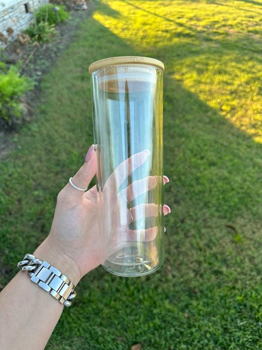 Blank Glass Cups 25oz