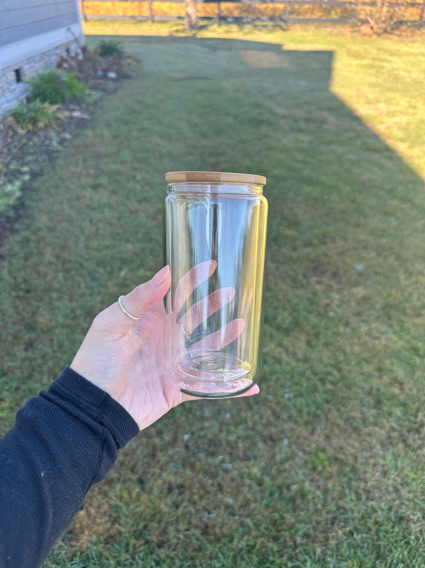 Blank Glass Cup 16oz